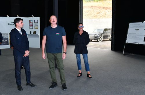 Laçın rayonunda “Hoçazfilm” yaradıcılıq studiyasının çəkiliş pavilyonunun açılışı olub - FOTO