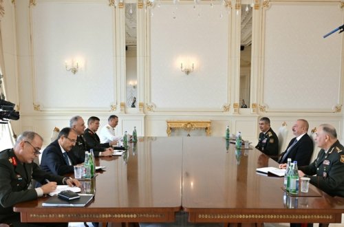 İlham Əliyev Türkiyə Silahlı Qüvvələrinin Baş Qərargah rəisini qəbul edib - YENİLƏNİB