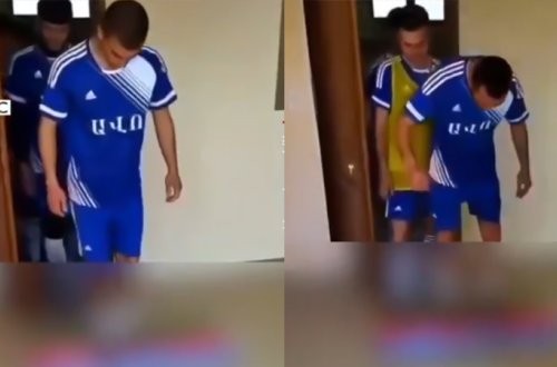 Azərbaycan bayrağını təhqir edən 3 erməni futbolçu “Laçın”da saxlanıldı