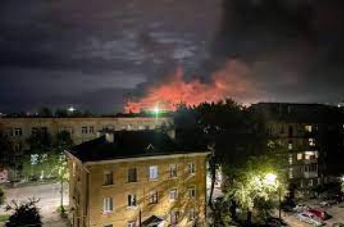 Rusiyanın Estoniya ilə həmsərhəd şəhərinə dron hücumu olub, 4 hərbi təyyarə vurulub - YENİLƏNİB