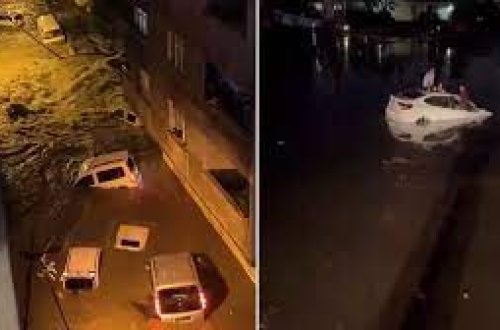 İstanbulda sel həyatı iflic etdi: Ölənlər var - VİDEO