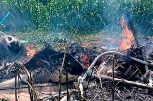 Meksikada helikopter qəzaya uğrayıb: 4 ÖLÜ VAR