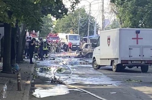 Rusiya Konstantinovkanı atəşə tutdu - 16 ölü - Video