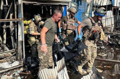 Ukraynaya raket hücumu: ən azı 16 nəfər ÖLÜB