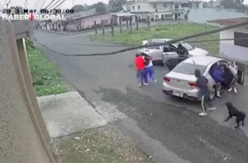 Ekvadorda yeniyetmə qızın qaçırılması müşahidə kameralarına düşdü - ANBAAN VİDEO