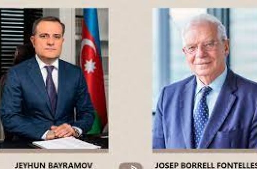 Ceyhun Bayramov Cozep Borellə bölgədəki cari vəziyyəti müzakirə edib