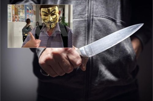 Rusiyada maskalı şagird məktəbdə qətliam törətmək istədi: Yaralananlar var - FOTO