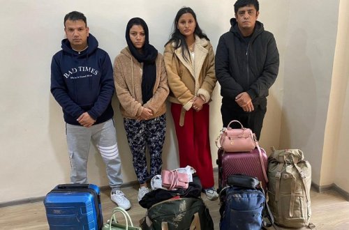 Azərbaycandan Rusiyaya qanunsuz yolla keçmək istəyən Nepal vətəndaşları saxlanıldı - FOTO