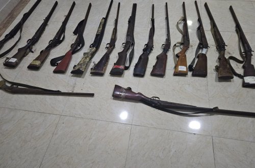 Sabirabad sakinlərindən qanunsuz odlu silahlar götürülüb