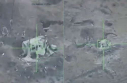 Ermənistan silahlı qüvvələrinin “Mortira” RMS-in məhvedilmə GÖRÜNTÜLƏRİ