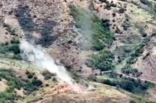 Ermənistan silahlı qüvvələri birləşmələrinin döyüş vasitələri məhv edilir - VİDEO