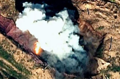 Azərbaycanın mülki infrastrukturunu hədəfə alan top qurğusu məhv edilib