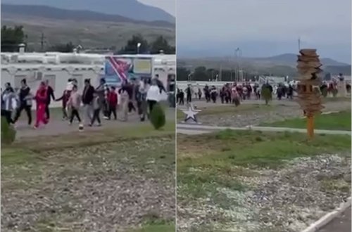 Ermənilər Xandəndini tərk edirlər - VİDEO