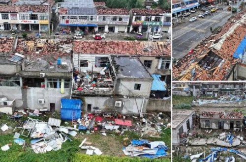 Çində qasırğa fəlakəti həyatını itirib