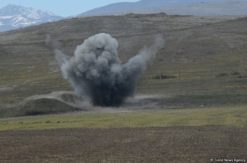 Şuşada Azərbaycan Ordusunun nəzarəti altına keçmiş ərazidə traktor minaya düşüb, xəsarət alan var
