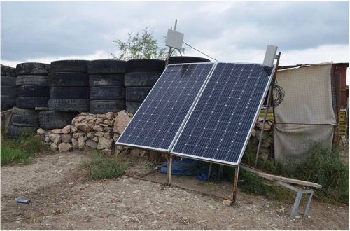 Ermənilər Xocavənddə döyüş postlarının enerjisini günəş paneli ilə təmin edirmiş (FOTO)