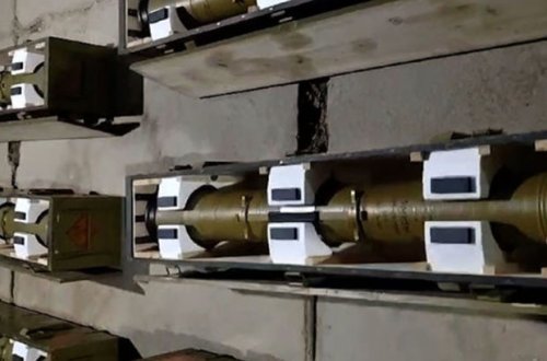 Qarabağ bölgəsindəki növbəti mülki obyektdə silah-sursat aşkar edilib - VİDEO