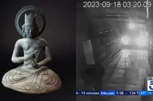 1,5 milyon dollar dəyərində olan tarixi Yapon Budda heykəli oğurlandı