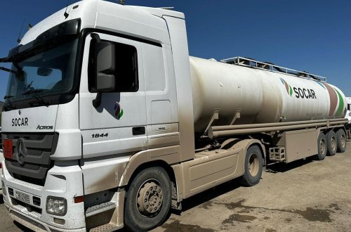 Xankəndiyə daha bir yanacaqla dolu avtomobil göndərildi (FOTO)