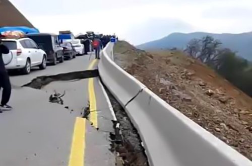 Qarabağdan köçən ermənilərə görə Xankəndi-Gorus yolu çökdü - FOTO