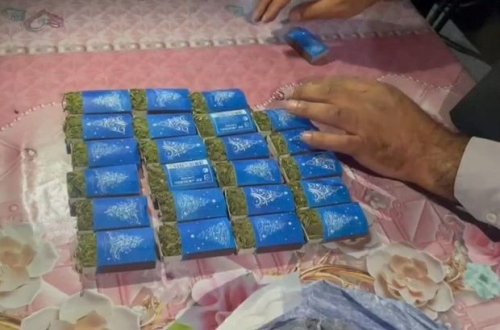 Kür çayı sahilində çətənə kolu yetişdirən şəxs saxlanılıb - FOTO