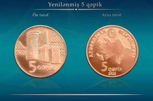 Azərbaycanda 5 qəpiklik metal pul nişanının yenilənməsinin səbəbi açıqlanıb