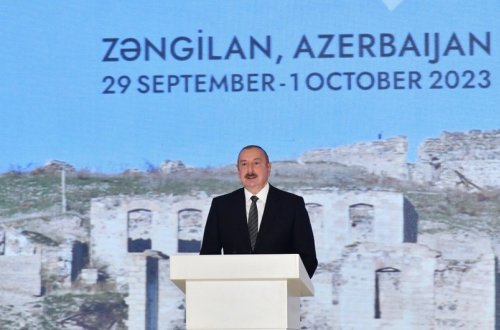 Prezident İlham Əliyev Zəngilan şəhərinə ilk qayıdışın vaxtını açıqlayıb