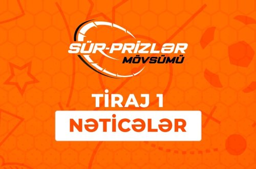 “Misli” SÜR-PRİZLƏR Mövsümü – İlk tirajın nəticələri