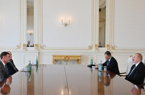 İlham Əliyev Beynəlxalq Astronavtika Federasiyasının prezidentini qəbul edib - YENİLƏNİB