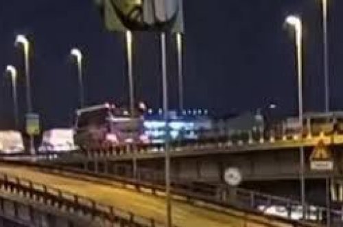 Venesiyada baş verən dəhşətli qəzanın görüntüləri ortaya çıxıb