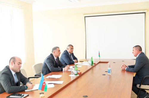 Kənd təsərrüfatı nazirinin müavini Elçin Zeynalov Zaqatalada vətəndaşları qəbul edib