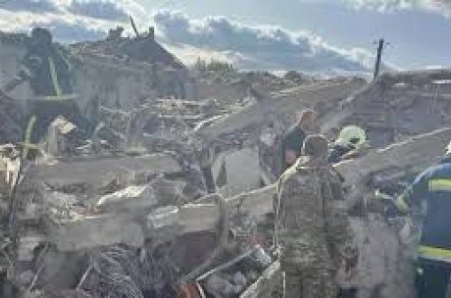 Ukraynanın şərqinə raket hücumu edilib: 49 ÖLÜ