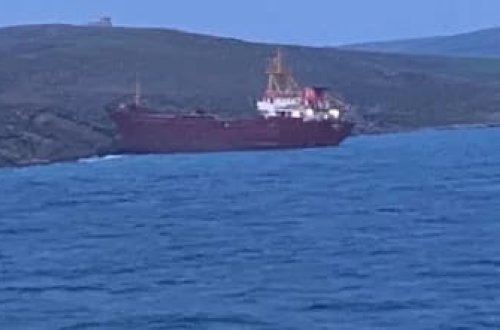 Qara dənizdə Türkiyə bayraqlı gəmi minaya düşdü