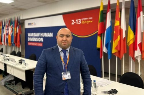 Aqil Ələsgər ATƏT-in Varşavada keçirilən illik toplantısında İŞTİRAK EDİR - FOTO