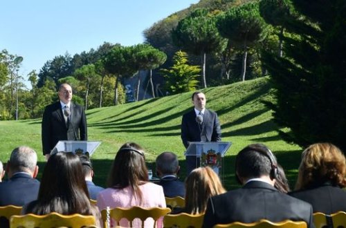 Azərbaycan Prezidenti və Gürcüstanın Baş naziri mətbuata bəyanatlarla çıxış ediblər - YENİLƏNİB