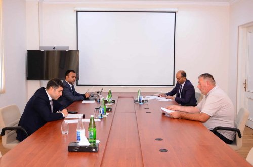 Aqrar Kredit və İnkişaf Agentliyinin sədri Seymur Mövlayev Ağdaşda vətəndaşları qəbul edib