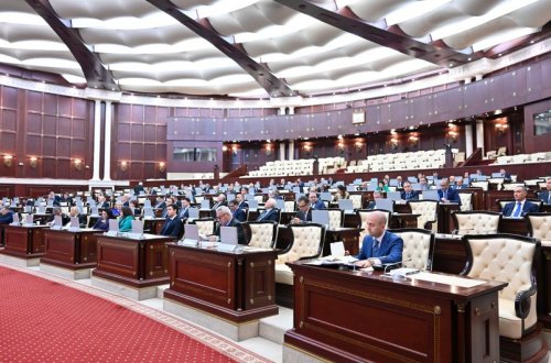 Milli Məclisdə Prezident İlham Əliyevin ali mükafatla təltif olunması təklif edilib