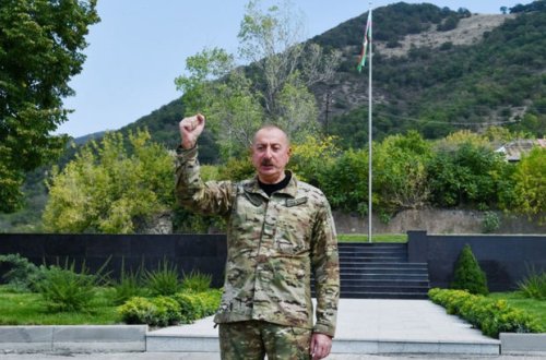 Prezident İlham Əliyev Xankəndi şəhərinin Kərkicahan qəsəbəsində olub