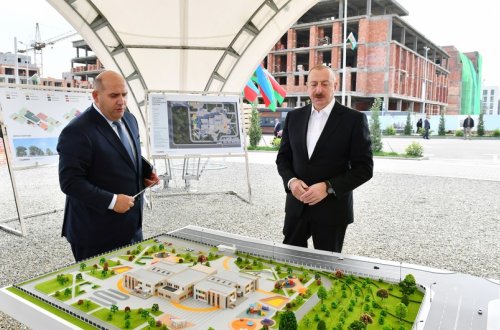 Füzuli şəhərində 240 yerlik uşaq bağçasının təməli qoyulub