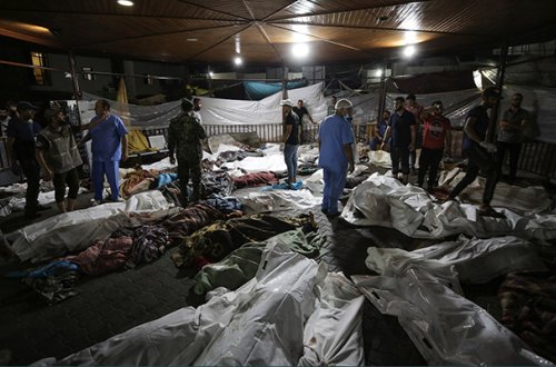 Qəzzada xəstəxananın vurulması nəticəsində ölənlərin sayı 800-ü ötdü