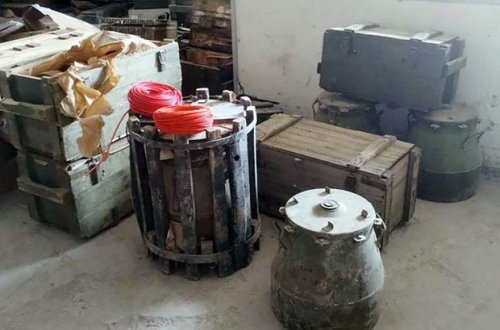 Qarabağ bölgəsində xeyli sayda mina və əldəqayırma partlayıcı qurğular aşkar edilib - FOTO