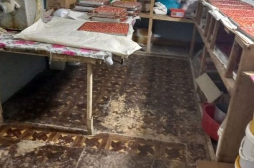 Gəncədə qənnadı məmulatlarının istehsalı müəssisəsində nöqsanlar aşkarlanıb - FOTO