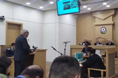 Onu balta ilə vuranda gördüm - Xaçatryanın məhkəməsində şahid (VİDEO)