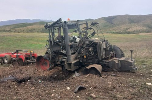 В Тертерском районе тракторист подорвался на мине, ему ампутировали руку