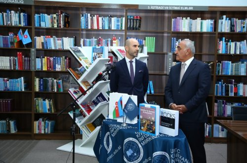 “Azərlotereya”dan UNEC kitabxanasına böyük töhfə
