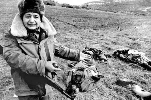 Erməni terrorçuları Xocalı soyqırımı qurbanlarının bir hissəsini Qozlukörpü kəndində və Qarqarın sahilində basdırıblar