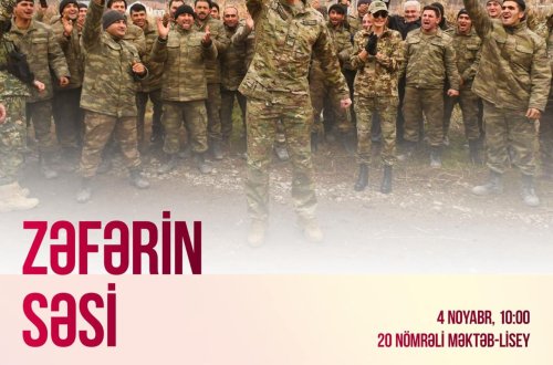“Zəfərin Səsi” adlı ədəbi-bədii tədbir keçiriləcək