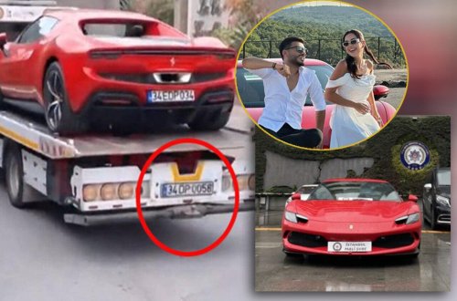 Polat cütlüyünün lüks avtomobilləri polis bölməsinə 