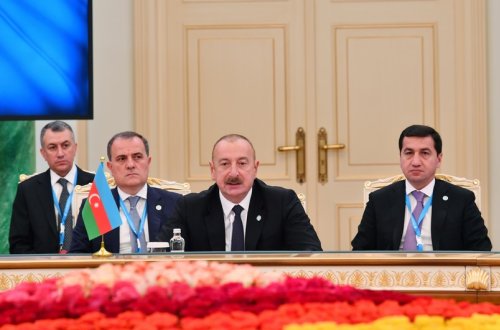 Dövlət başçısı: “Azərbaycan Şərq-Qərb Nəqliyyat Dəhlizinin dayanıqlı fəaliyyətinə dəyərli töhfəsini verir”
