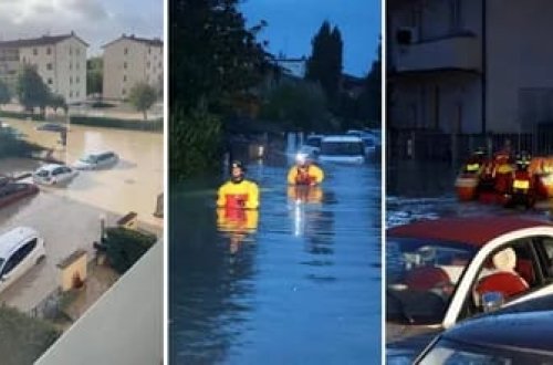 İtaliyada güclü yağış və daşqın nəticəsində 5 nəfər ölüb